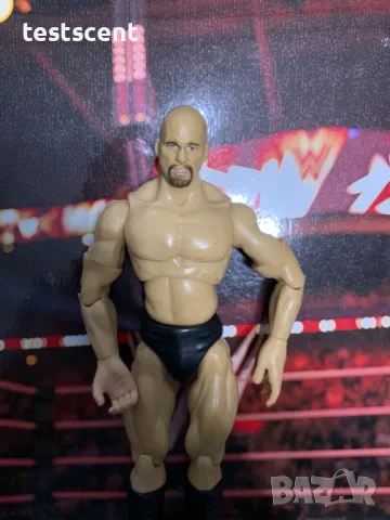 Екшън фигура WWE Stone Cold Steve Austin Ледения Стив Остин figure играчка WWF Jakks TTL Titan, снимка 4 - Колекции - 49552486