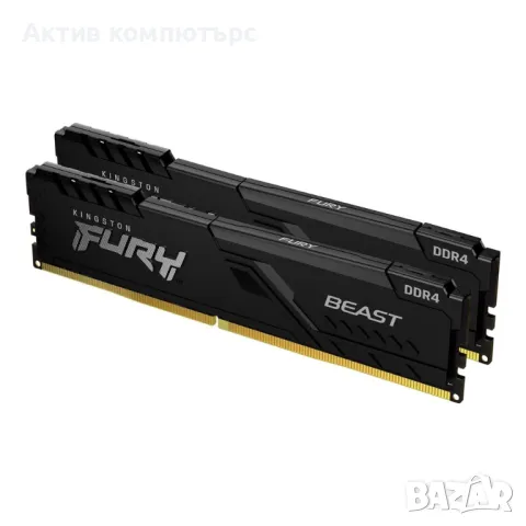 Памет RAM KINGSTON FURY BEAST 2X8GB DDR4 3600MHZ KIT HEAT SINK, снимка 1 - RAM памет - 47902006