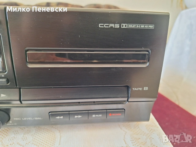 KENWOOD KX-W4070 DOUBLE STEREO CASSETTE DECK AUTOREVERCE.MADE IN JAPAN., снимка 3 - Декове - 54099251