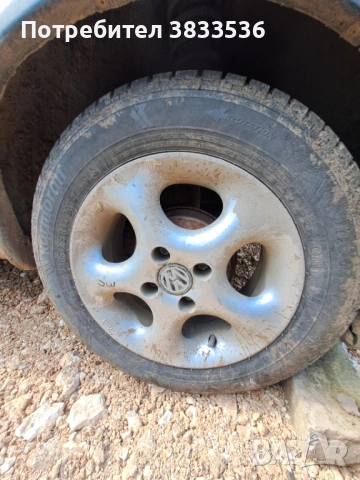 VW 4X100 ал.джанти със зимни гуми.