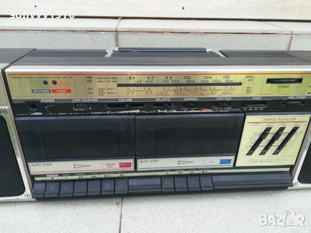 SHARP WF-339Z MADE IN JAPAN 0206252011LCHERY, снимка 6 - Радиокасетофони, транзистори - 50525335