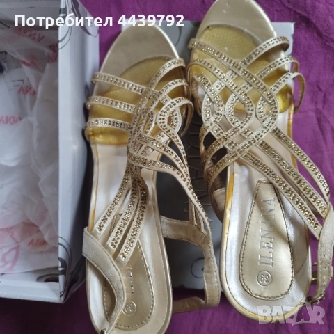 Елегантни дамски обувки с висок ток,нови., снимка 6 - Маратонки - 53368749