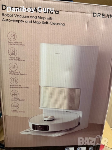 Прахосмукачка робот DREAME L40 Ultra  ПОЧИСТВАНЕ С МОП, WI-FI УПРАВЛЕНИЕ, КАРТОГРАФИРАНЕ, снимка 12 - Прахосмукачки - 53593169