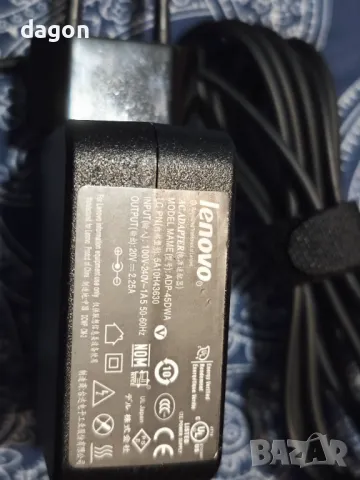 Original Lenovo 20V 2.25A 45W ADP 45DWA AC adapter , снимка 2 - Части за лаптопи - 49883795