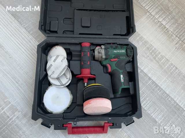 Акумулаторна Полираща Машина PARKSIDE 12V PAAP, снимка 3 - Полирмашини - 53699144