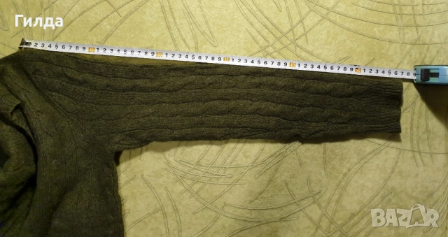 POLO Ralph Lauren вълна и кашмир пуловер L, снимка 8 - Блузи с дълъг ръкав и пуловери - 52777393