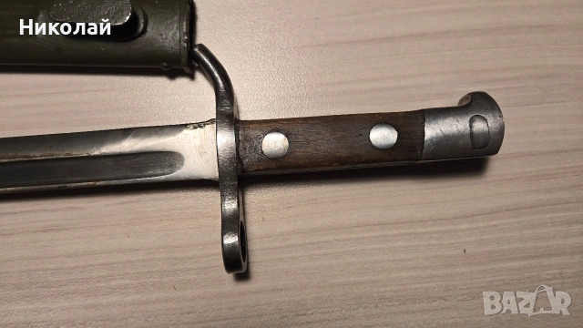 Щик, нож за Финландски мосин-наган м 1928, снимка 4 - Антикварни и старинни предмети - 53624509