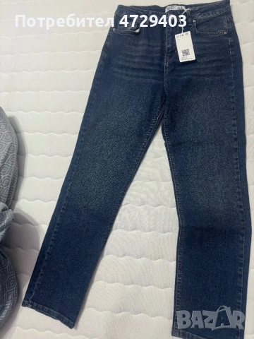 Нови дамски дънки еластично Хл размер , снимка 2 - Дънки - 53469617