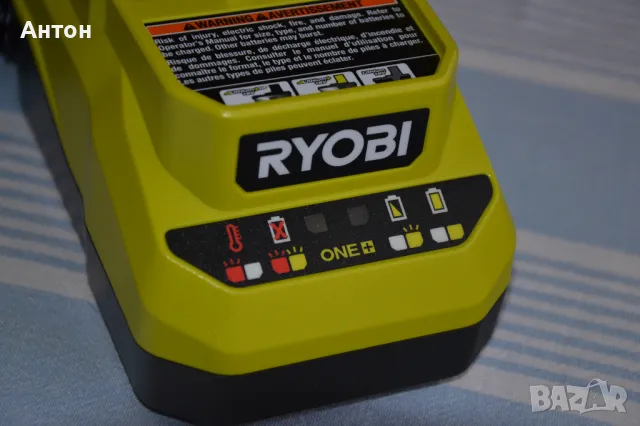 Ново зарядно устройство Ryobi от USA на 110V, снимка 3 - Винтоверти - 48375564