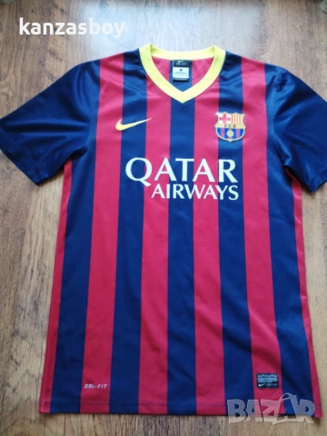 Nike Barcelona - страхотна футболна тениска КАТО НОВА S, снимка 4 - Тениски - 53839710