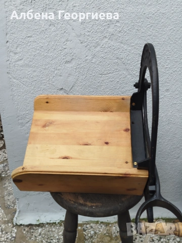 Немска дървена ретро гилотина, снимка 13 - Кухненски роботи - 53294260