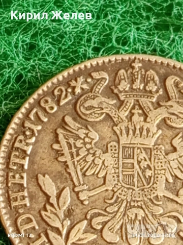 Сребърна монета 20 кройцера 1782г. Йозеф втори Австрия за КОЛЕКЦИЯ 52957, снимка 7 - Нумизматика и бонистика - 53094661