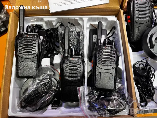 Радиостанция Baofeng pofung BF-88E walkie talkie radio stations radio уоки токи , снимка 4 - Екипировка - 47453899