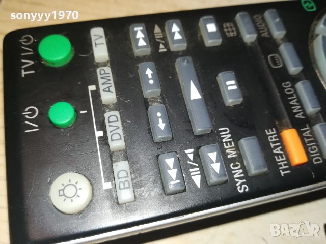 SONY RM-ED012 BD/DVD/AMP/TV REMOTE CONTROL-SWISS 1607240827, снимка 6 - Дистанционни - 46593585