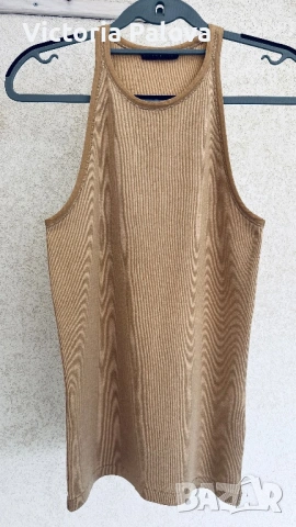 Елегантен топ халтер RALPH LAUREN, американско рамо, 100% памук, Перу, снимка 2 - Корсети, бюстиета, топове - 53983235