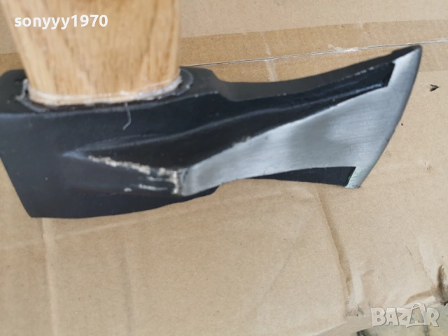 90СМ брадва с клин 2кг-дървена дръжка в два цвята 0602261721, снимка 7 - Градински инструменти - 53384444