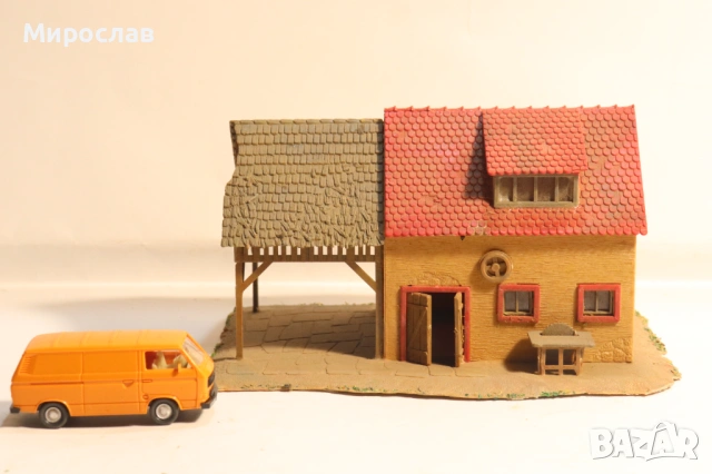 FALLER? KIBRI?VOLLMER H0 1/87 СГРАДА КЪЩА ВАГОН ВЛАК ЖП