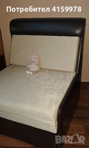 Разтегателен фотьойл , снимка 2 - Дивани и мека мебел - 52496935