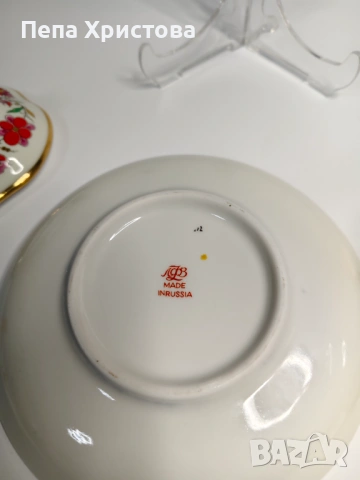 Чаша за чай от руски порцелан ЛФЗ, снимка 4 - Чаши - 54095681