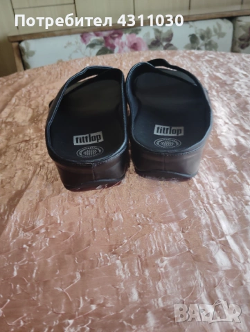 Fitflop чехли 41 номер като ново, черни, снимка 4 - Дамски боти - 53403926