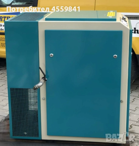 Винтов Компресор Renner RS 11*1,5 Кубика Дебит*Сервизиран Редовно!!!*11KW*10 Bar*, снимка 4 - Други машини и части - 52459899