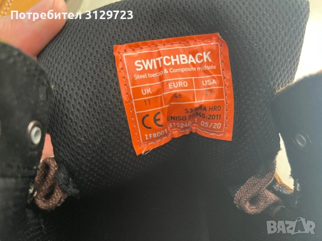 нови работни обувки 46 Scruffs Switchback S3 – 46 номер, снимка 5 - Други - 54175133