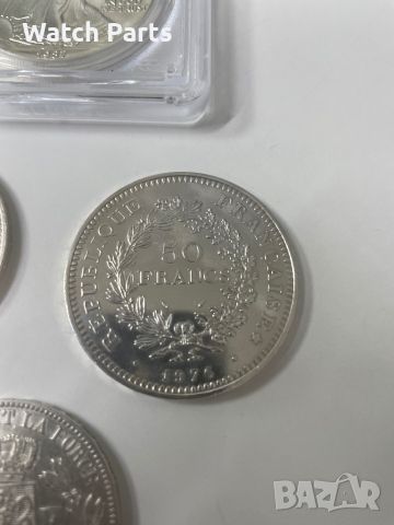 Сребърни монети 4 броя, снимка 6 - Нумизматика и бонистика - 45766217