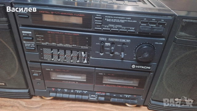 Радиокасетофон HITACHI MS-W600er, снимка 2 - Радиокасетофони, транзистори - 52777040