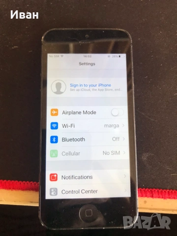 Продавам Iphone 5 black 32gb, снимка 2 - Apple iPhone - 53811796
