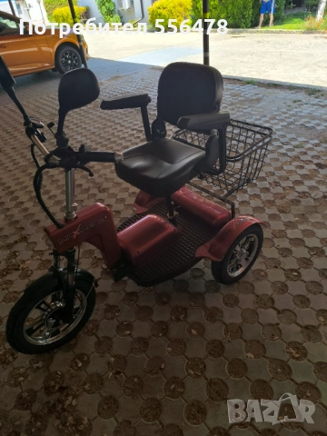  ОТЛИЧНА!!!Триколка Маx motors A6LUX+1000W, снимка 6 - Инвалидни скутери - 51561523