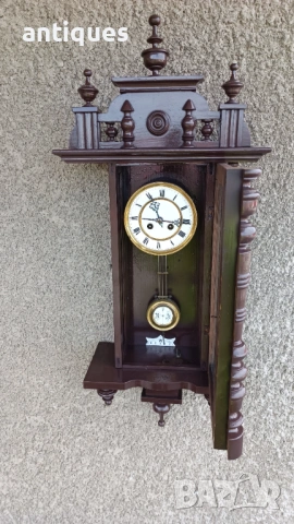 Стенен часовник - Junghans - Germany - 1930"г., снимка 5 - Антикварни и старинни предмети - 53411364