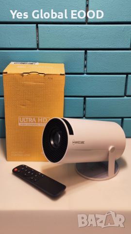 Ultra HD проектор Андроид HY300 Pro - Безжично дублиране на екрана, снимка 1 - Плейъри, домашно кино, прожектори - 46484680