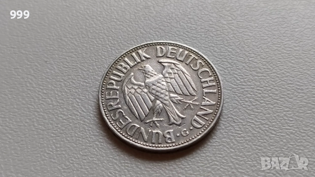 1 марка 1956, 1959, 1965, 1967, 1994 - Германия, снимка 7 - Нумизматика и бонистика - 36805005