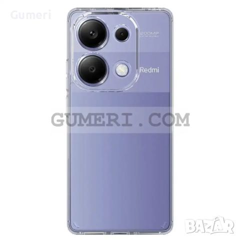 Xiaomi Redmi Note 13 Pro 4G Силиконов Прозрачен Гръб, снимка 3 - Калъфи, кейсове - 45747120