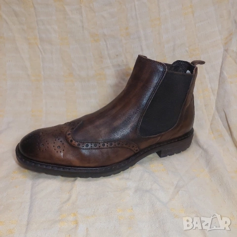 кожени боти ECCO Vitrus I Chelsea номер 43, снимка 3 - Мъжки боти - 53089772