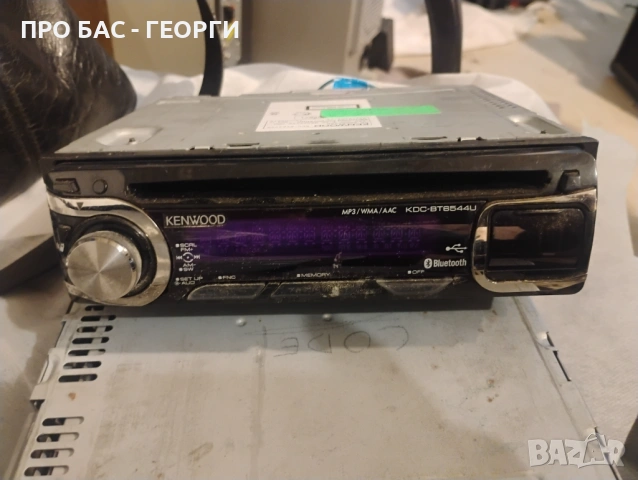 Авто плейър Kenwood KDC-BT6544U. За части. Проблем със захранването