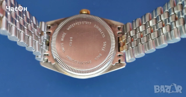 Швейцарски механичен Royal в отлично съднояние, снимка 6 - Мъжки - 53708873