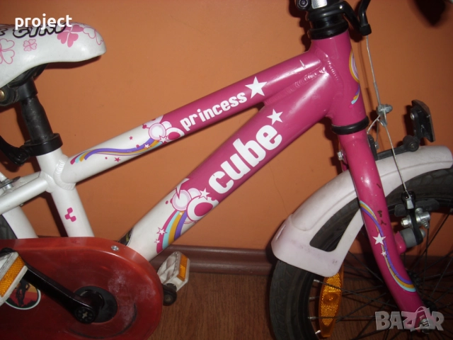 CUBE 16" USA АЛУМИНИЕВ  детски велосипед,колело +спомагателни.Идеален., снимка 3 - Детски велосипеди, триколки и коли - 48952664