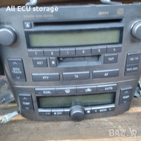 CD плеър и панел климатроник за Toyota Avensis II - OEM Номер: 86120-05081 