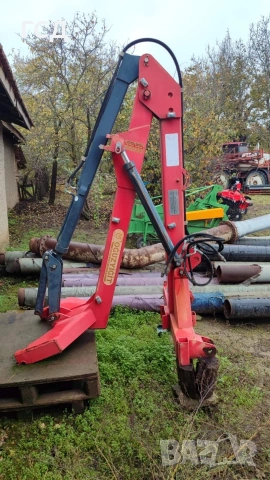 Хидравличен кран с кофа. , снимка 4 - Селскостопанска техника - 53716339