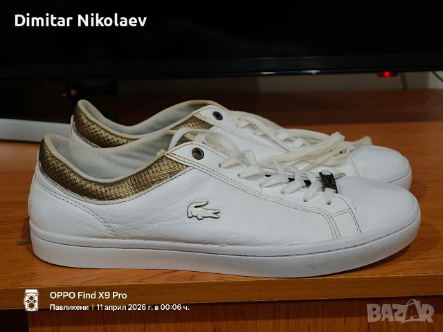 мъжки кецове Лакосте, снимка 5 - Кецове - 54220236