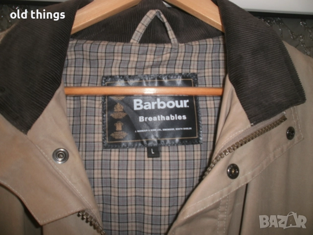 Мъжко яке BARBOUR с качулна,дълго, снимка 5 - Якета - 51766639