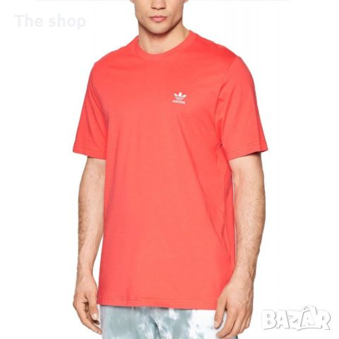 МЪЖКА ТЕНИСКА ADIDAS ORIGINALS ADICOLOR ESSENTIALS TREFOIL TEE PINK (002), снимка 1 - Тениски - 45742913