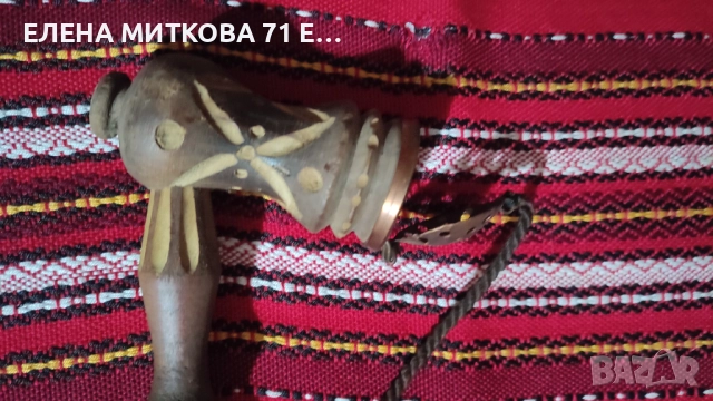2 стари дървени лули ръчна изработка, снимка 3 - Антикварни и старинни предмети - 52795607
