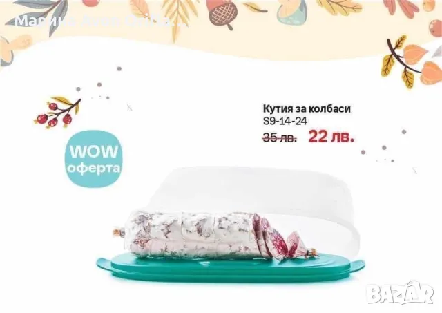 Кутия за колбаси от Tupperware , снимка 5 - Аксесоари за кухня - 47168842