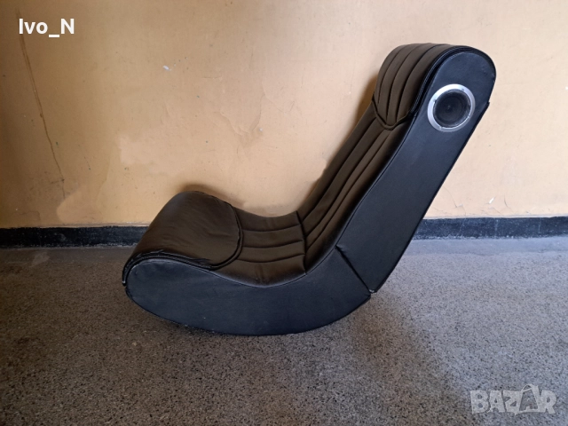 Люлеещ кожен стол., снимка 2 - Столове - 52172511