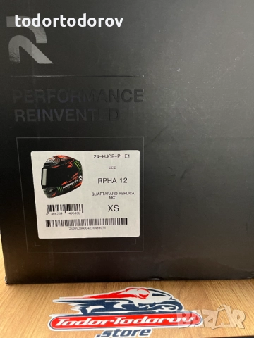 Мото Каска HJC RPHA 12 PRO Monster Energy Fabio Quartaro Motogp,XS, снимка 9 - Аксесоари и консумативи - 52002006