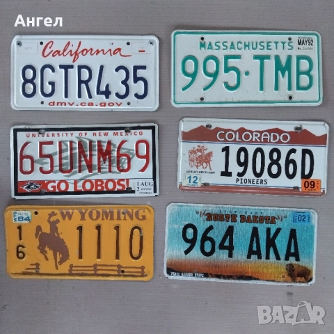 Aмерикански номера, снимка 14 - Колекции - 44570898