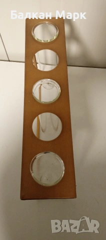 Метална ваза с епруветки – нова, снимка 3 - Вази - 53294939