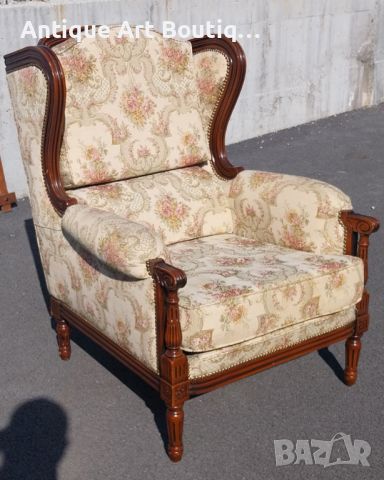 Фотьойл Луи XVI, снимка 3 - Дивани и мека мебел - 45771033